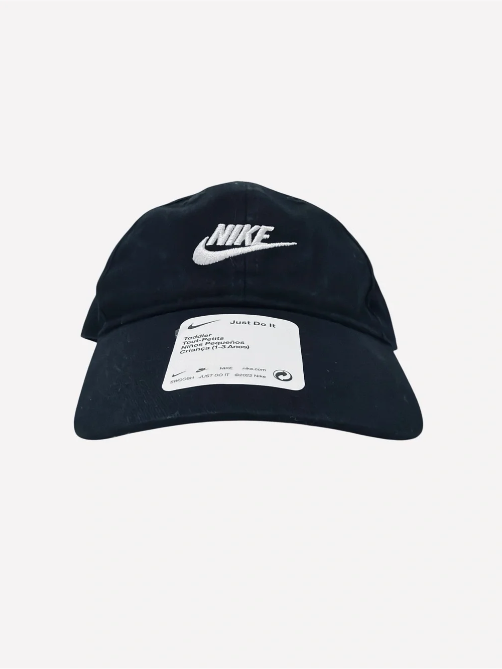 Nike Unisex-Child Club Unstructured Futura Wash Cap Black Toddler Size(1-3 Year)